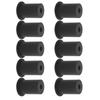 10Pcs Cable Routing Kit for Starlink Silicone Cable Feed Through Bushings,Wall Grommet for Starlink Ethernet Cable Black