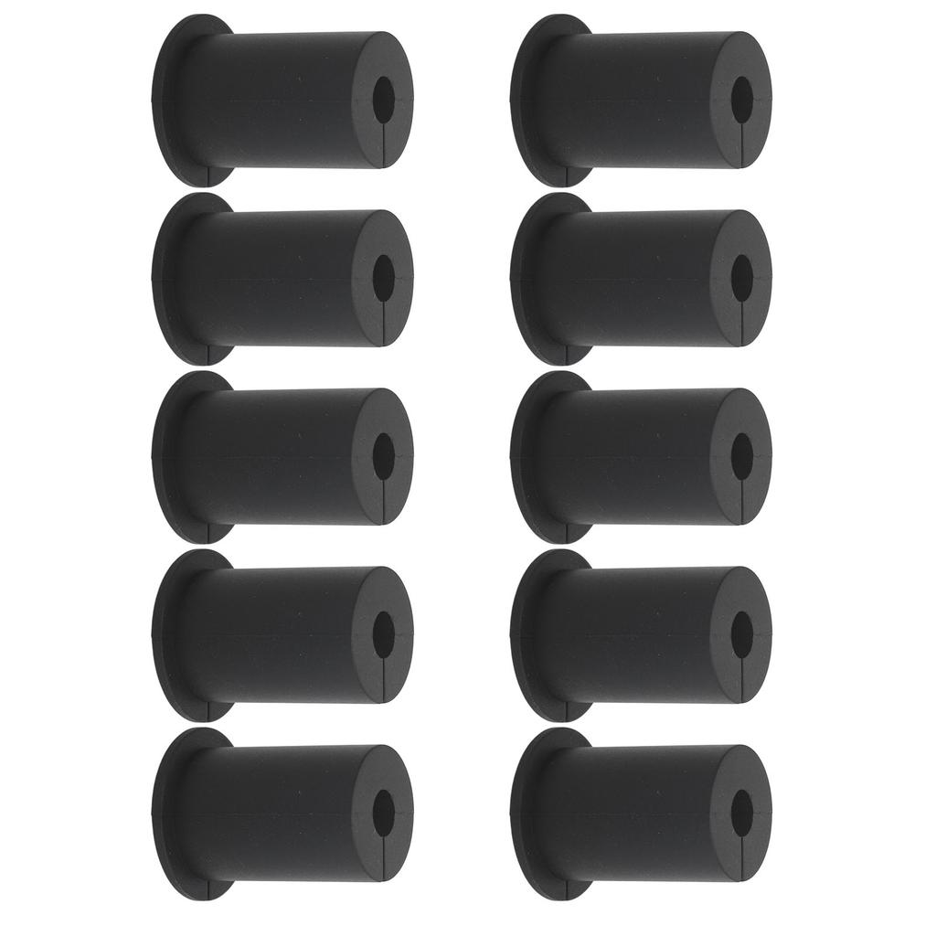 10Pcs Cable Routing Kit for Starlink Silicone Cable Feed Through Bushings,Wall Grommet for Starlink Ethernet Cable Black
