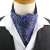 Pánská kravata Žakárová Květinová Paisley Pánská kravata Svatba Formální Ascot Šátek Samozavazovací Britský Gentleman Polyester Měkká kravata Luxusní