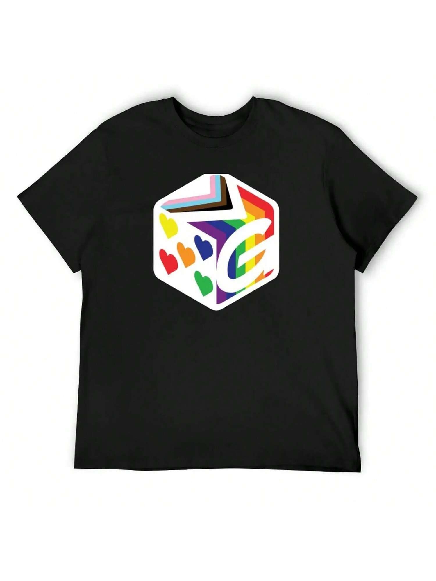 GTG Dice Pride T-Shirt Luxury T-Shirt Shirts Graphic Designer Shirts T Shirts unisex S разноцветный