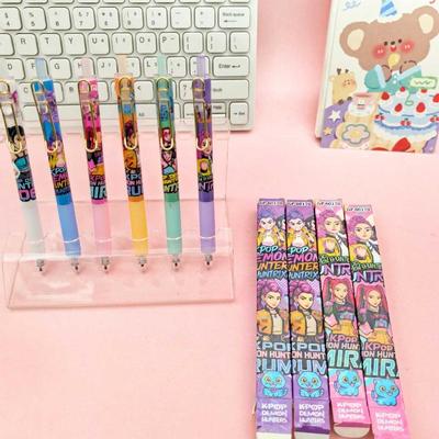 1/5ks Kpop Lovci démonov 0,5 mm gélové perá Slepá krabička Roztomilé hladké písanie Anime pero Študenti Školské potreby Kancelárske potreby Darček