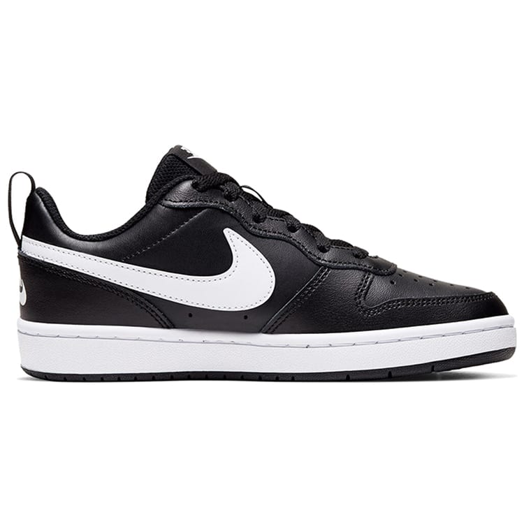 Nike Court Borough 2 Black White GS BQ5448-002