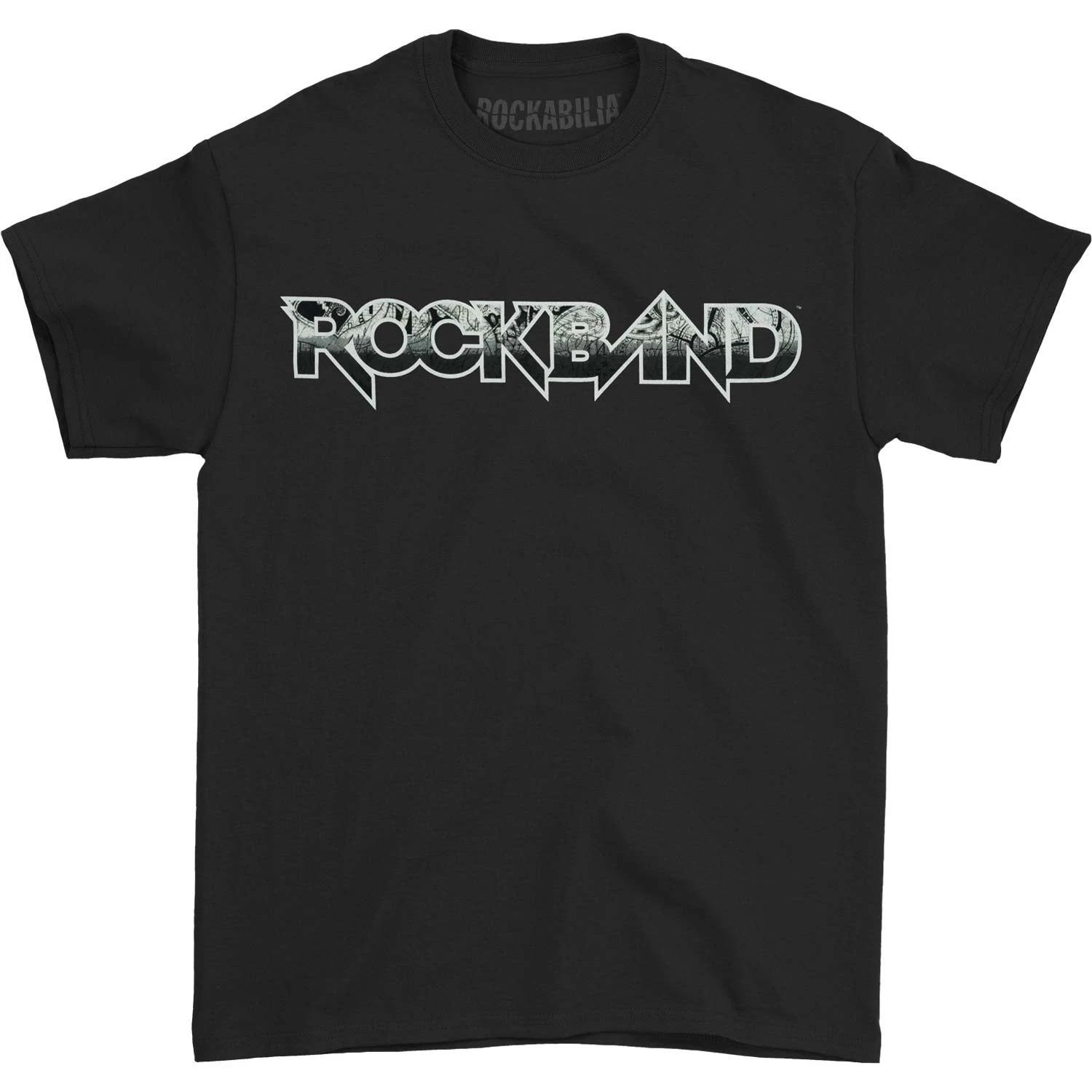 Men s Rock Band T-shirt Small Black XL