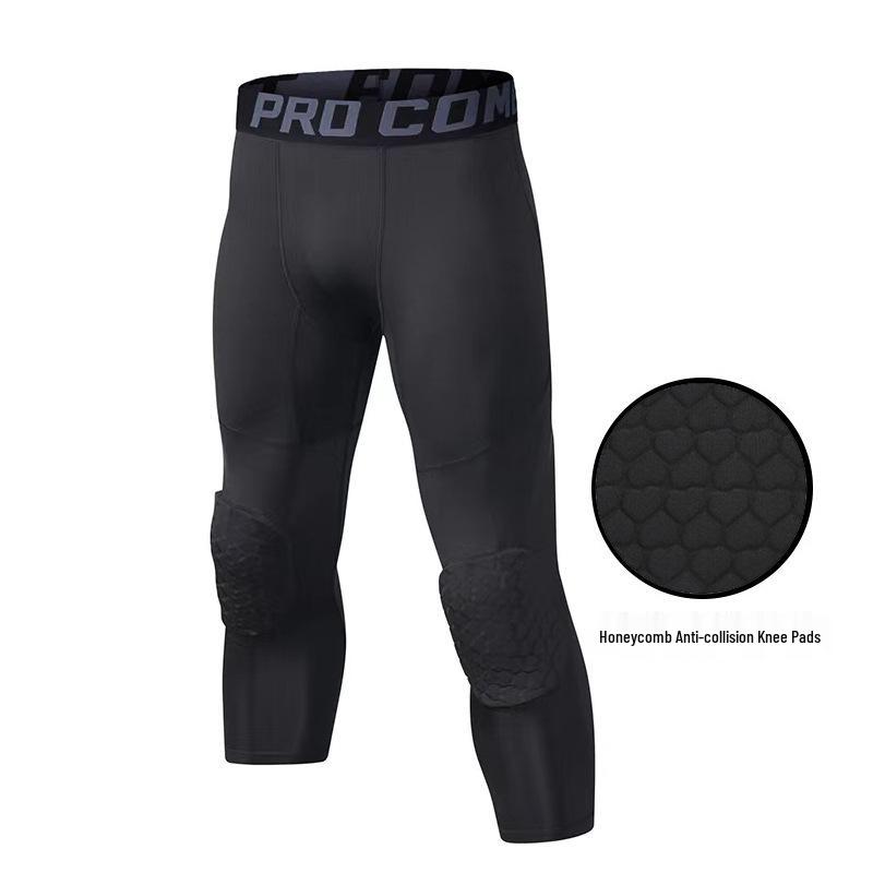 Men's Seven-Point Basketball Compression Tights - Quick-Drying Bodybuilding Pants 2025