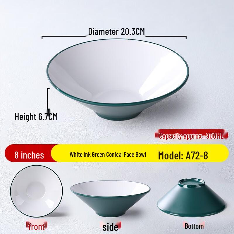 

Nordic Style Melamine Ramen Bowl