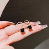 Fashion ins cold wind simple light luxury high-end ear buckle temperament geometric earrings women's small and versatile tide earrings