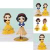 Enchanting Princess Bella Snow White Figures Pvc Miniatures For Kids Girls Cake Decor
