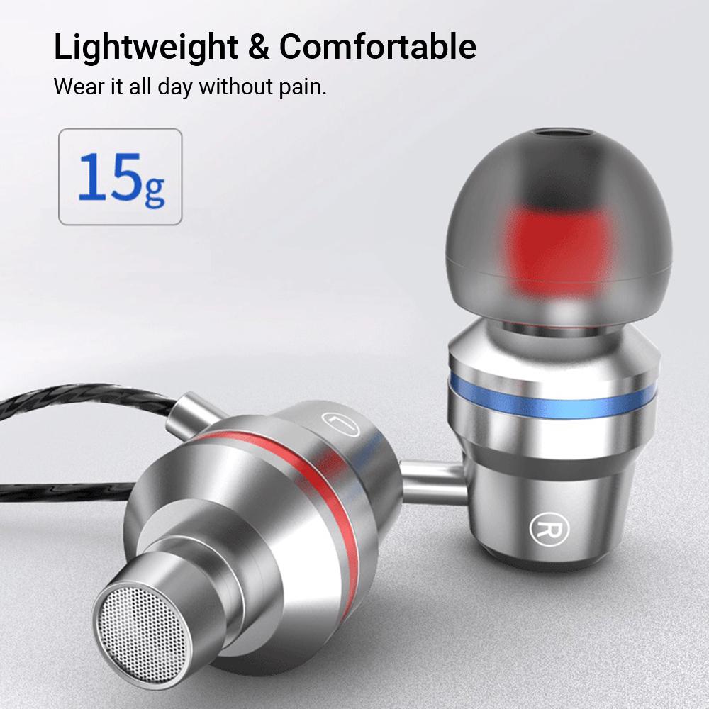 

Басовые наушники с микрофоном Проводные вкладыши с микрофоном Шумоподавляющие наушники с 3,5 мм