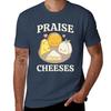 Praise Cheeses Cheese Pun TShirt Basic Comfort Fit TShirt for Unisex