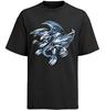 Yu-Gi-Oh! Maglietta Nera Drago Finale Occhi Blu