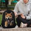 Akita 17 tum Skolryggsäck Mochila Bolsa Skolväska Zoo Skolryggsäckar Ficka Ryggsäckar För Män Väska Ryggsäck Ryggsäckar Väskor