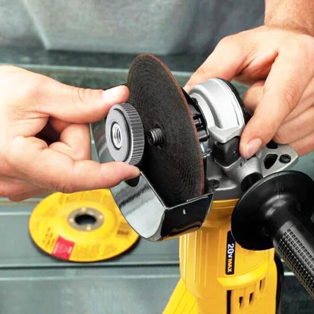 1 Stück M14 Selbstsichernde Druckplatte, Gewinde-Schnellspannmutter-Klemmausrüstung Elektrowerkzeug-Zubehör, Silber