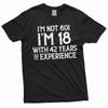 Men's Funny 60 Year Anniversary T-Shirt Mens Womens Tees Top Papa Grandpa Dad Father's Day Gift Tee