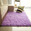 Carpet Plush Slip Resistant Polyester Solid Color Door Floor Mat for Sitting Room