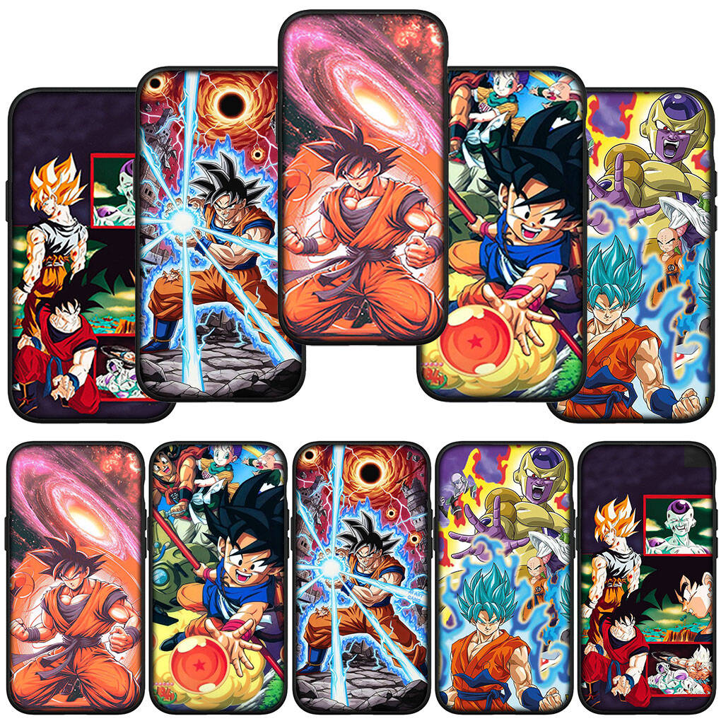 Phone Case for iPhone 17 15 16 Plus Xiaomi Poco X7 X6 F8 F7 C85 C75 C71 Redmi Note 14 12 11 13 Pro Max A4 14C 13C Frieza Funda Dragon Son Gokus Ball