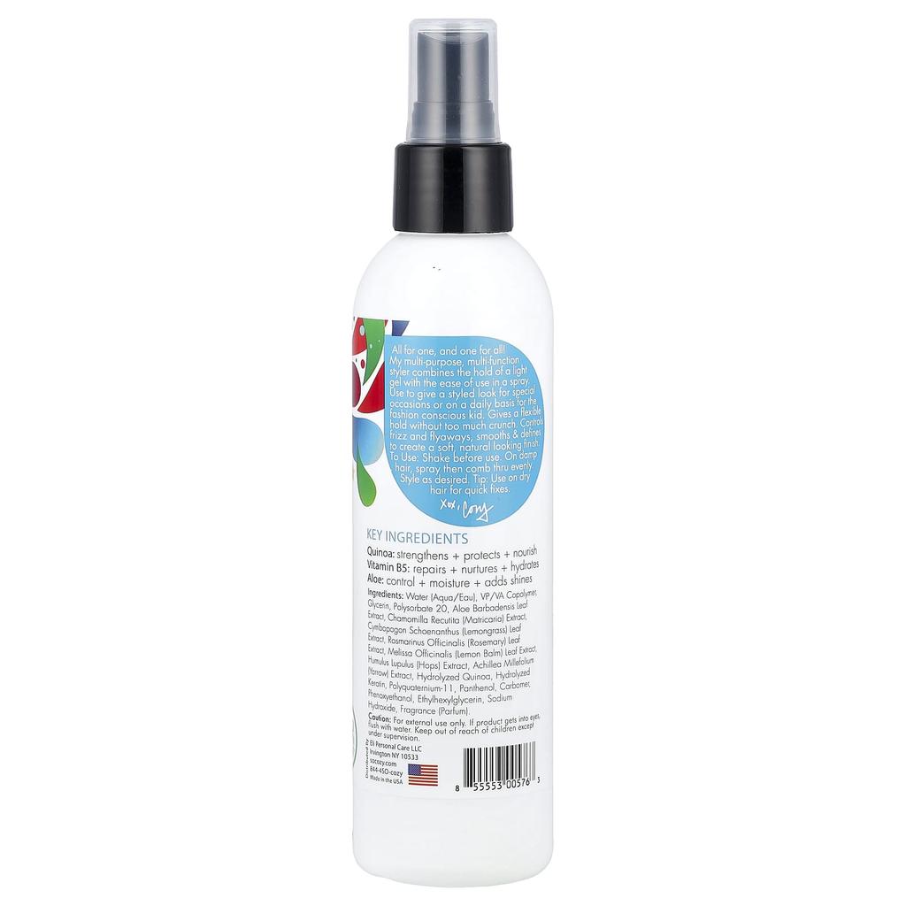 Kids, Multi Styler, All For One Styling Aid, All Hair Types, 5.2 Fl Oz (154 Ml)