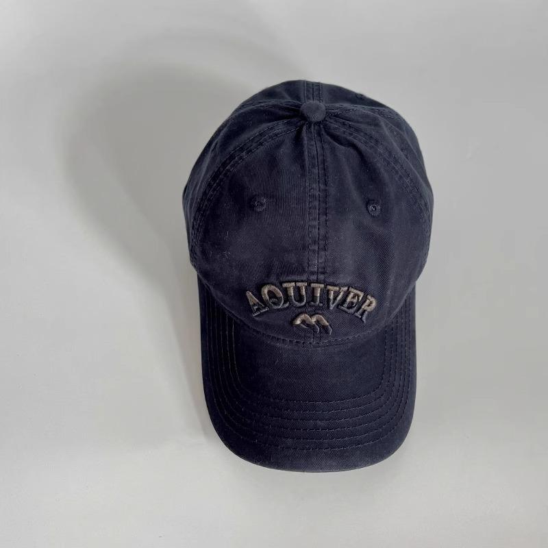 High quality Three dimensional Letter Embroidered Baseball Cap Trendy Korean Version Deepened Widened Face Shape Men and Women Baseball Cap
