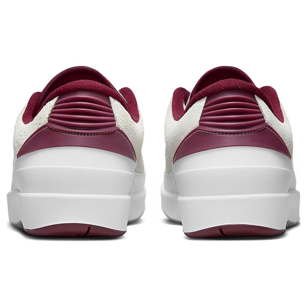 Air Jordan 2 Retro Low Cherrywood Men Sneakers White Cherrywood-Red Light-Steel-Grey DV9956-103
