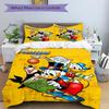 Custom Name Donald Duck Book Cover Print 3Pcs Bedding Set Duvet Cover With 2 Bedro Pillowcase Home Birthday Gift