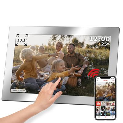 Kruger&Matz FRAMEO Wi-Fi 10.1" Digital Photo Frame, High Quality Mirror Panel
