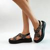 Women's Floral Embroidered Platform Sandals Summer Vacation Shoes Comfort Retro Chunky Sandals Casual Daily Wear