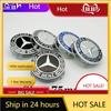 New 2025 For Mercedes Benz 4Pcs 75mm Car Wheel Center Logo Hub Cap For Mercedes Benz C207 C218 A207 C117 CLA CLS E Class W212 S2