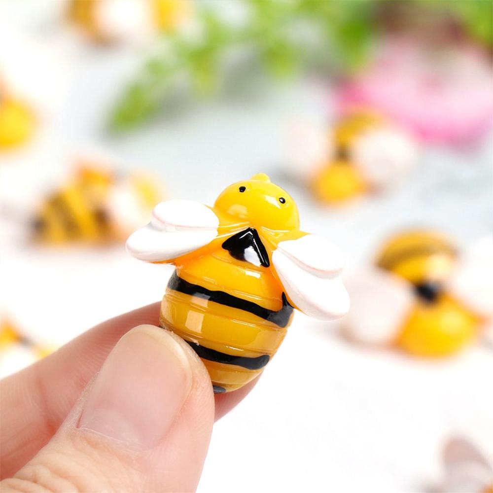 Jewelry Making Craft Tiny Bee Cute Lovely Miniature Embellishment Flatback Cabochon