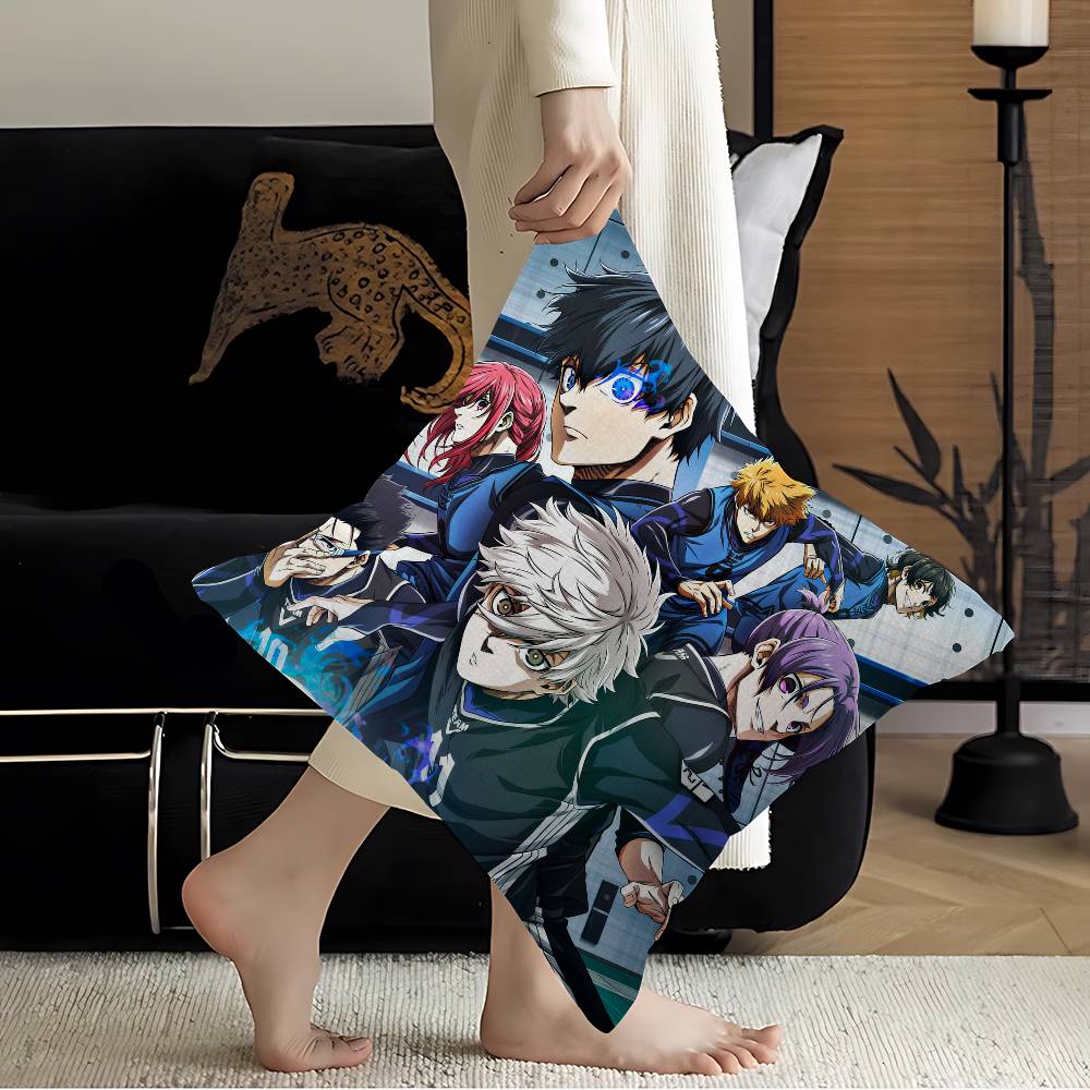 Japan Cartoon Blue Lock Cushion Cover Decorative Pillow Sofa Home Decor Case Pillow Cases