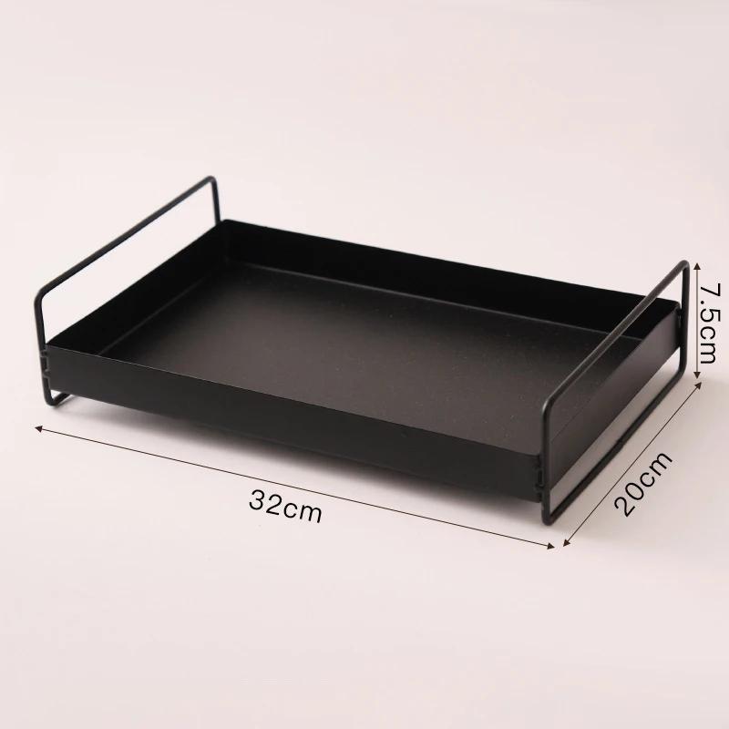 1 Nordic Style Metal Tray, Suitable for Entering Homes, Bathrooms, Living Rooms, Bedrooms, and Holiday Gifts