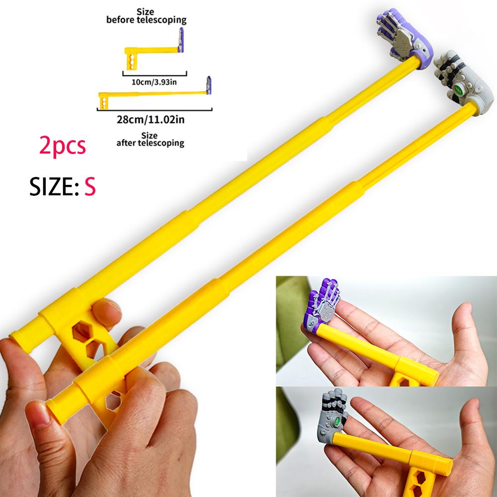 NEW Sci-Fi Telescopic Hand Toy Props Creative Robot Palm 3D Printed Interactive Toy Cosplay and Halloween Costume Accessory