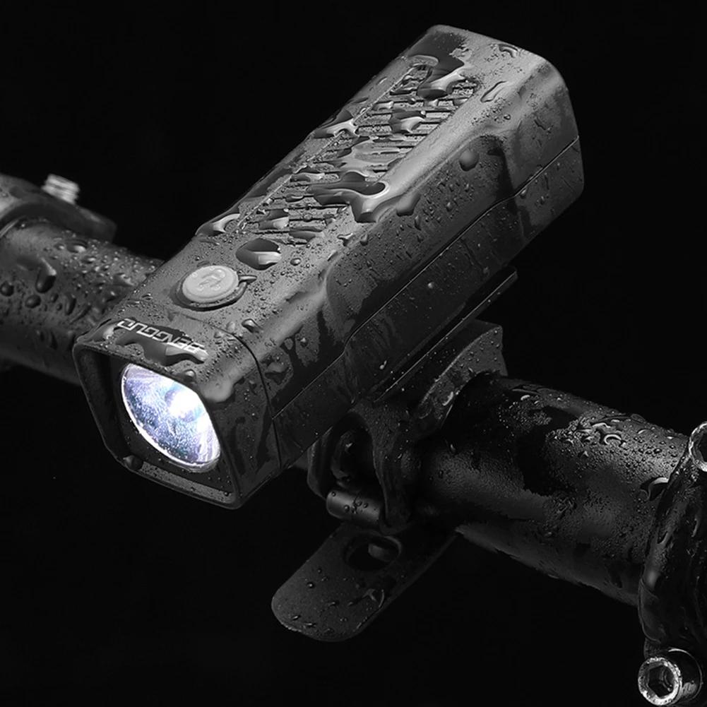 Bright Bicycle Light T6 LED Front USB Rechargeable MTB Mountain Bicycle Lamp 100LM Bike Headlight Flashlight Cycling Scooter