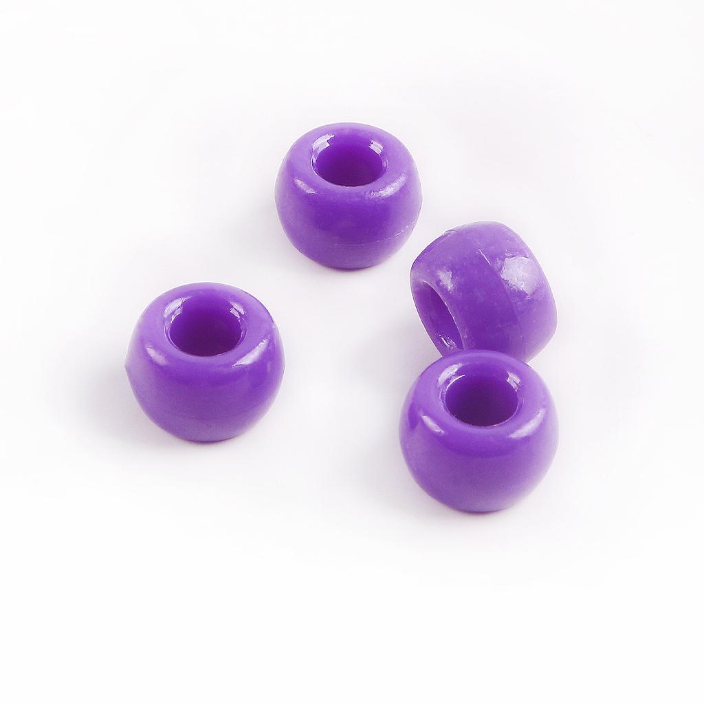 Acrylic Pony Beads Large Hole Beads Dreadlocks Solid Color Bucket Beads Diy Mobile Phone Chain Necklace Loose Beads Jewelry Accessories