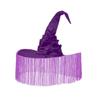 Fashion Costume Hat Witchcap Black Hat Halloween Party Hat Musical Festival Hat