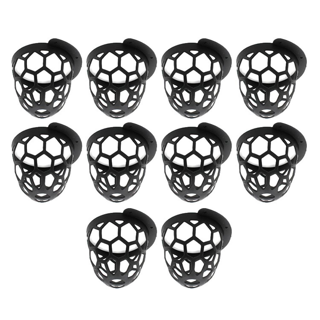 2/6/10/20pcs Billiard Basket Drop Pockets Pool Table Pocket Black Plastic Billiard Ball Storage Pocket For Pool Tables