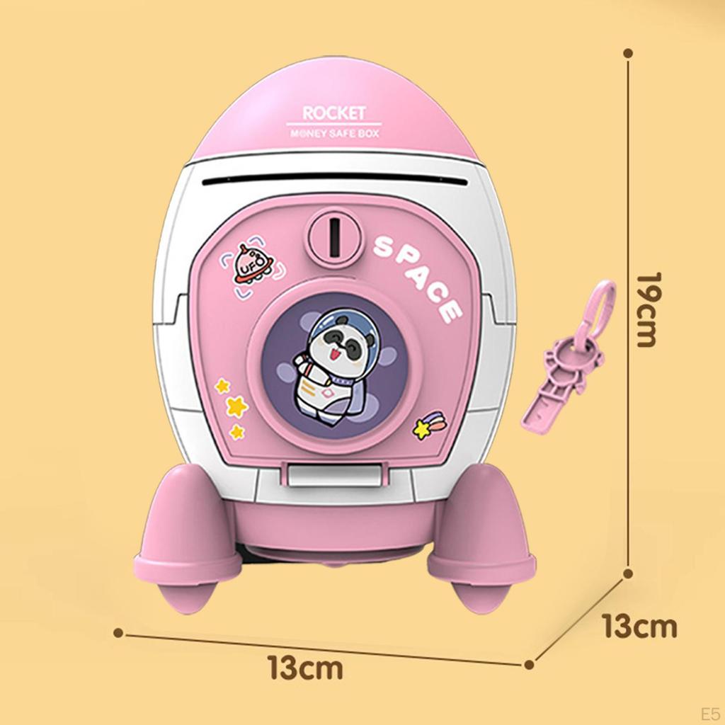 Cartoon Schiff Spardose Geld Accessoire Vielseitig 5,1x5,1x7,5 Zoll Pädagogisches Sparspielzeug