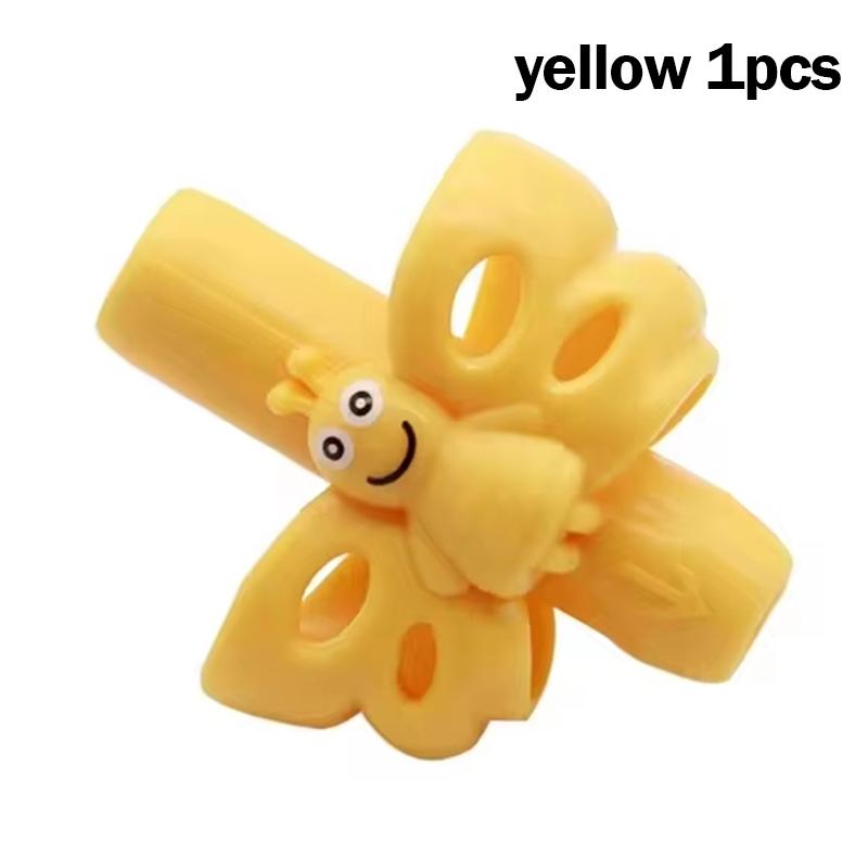 1/3/6pcs Children Writing Pencil Pan Holder Kids Learning Practise Silicone Pen Aid Grip Posture Correction Device for Students