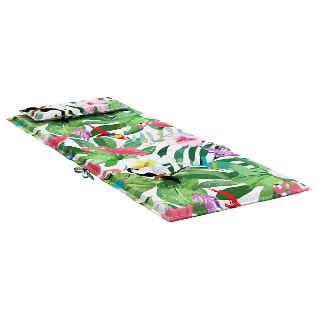 High Back Chair Cushions 6 pcs Multicolored Oxford Fabric
