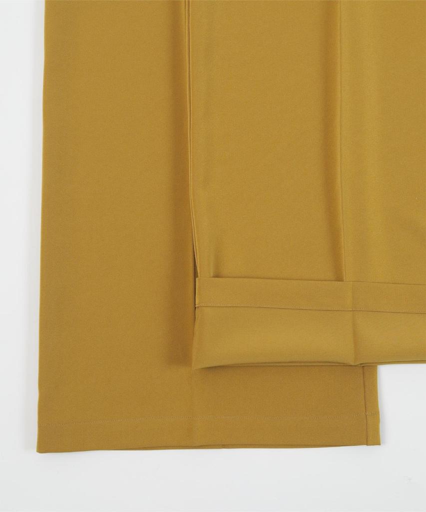 Yours Wide Pants BDXN1808 Camel One-Tuck High-Waist S,