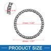 A ABSOPRO Bicycle Ball Bearing Cage Crank Bearing 3.97mm X 22 Bike Wheel Bearing Retainer (Set of 2)
