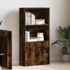VidaXL Bookcase Smoked Oak 60x24x120 Cm Engineered Wood, Bookshelf, Storage Rack, Book Holder, 860422