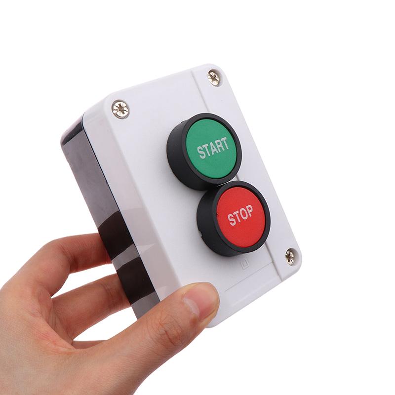 1 Piece Emergency Stop Industrial Control Button Box With Arrow Symbol Cnc Start Stop Self Sealing Waterproof Button Switch