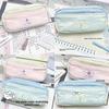Canvas Pencil Case With Large Capacity For Students And Girls
