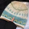 Fair Isle Style Pullover Hat Windproof Beanies Hat Comfortable Jacquard Knitted Hat  For Women