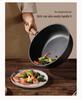 Titanium Non-Stick Frying Pan for Induction and Gas Stoves - Lightweight Flat-Bottom Wok for Stir-Fry Cooking