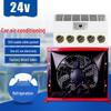 24V Electric Parking Air Conditioner for Large Trucks, RVs, and 12V Vehicle Modifications