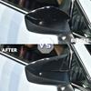 2PCS Car Carbon Fiber ABS Rearview Mirror Cover Caps Gloss Black Auto New Accessories For Toyota 86 For Subaru BRZ 2012-