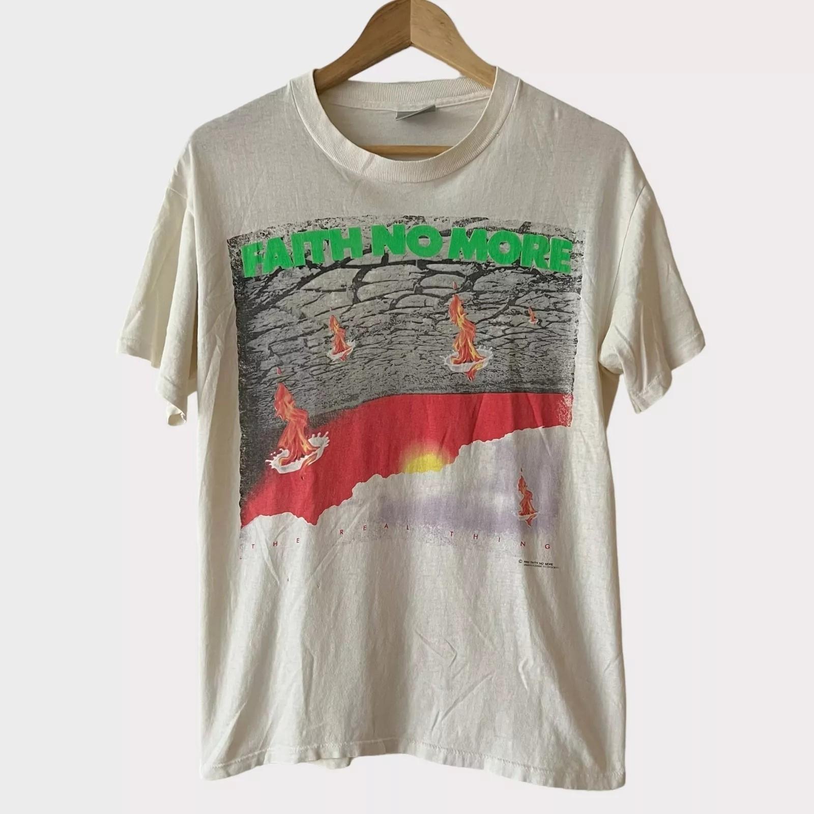Faith No More Shirt Faith No More Tour White Unisex T-shirt Reprint KH14308 XXL
