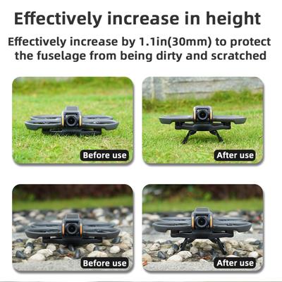 Landing Gear For DJI Drones Height Increase Landing Feet for DJI AVATA 2 Foldable Height Extended Leg