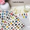 181pcs/4-Sheet Number Symbol Stickers Korea Ins Style Label Stickers  DIY Scrapbooking