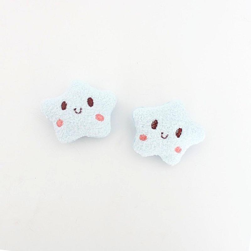 20 Stück/Los Niedliche Tier-Plüschpuppe Mini-Stofftiere Cartoon Kleiner Hase Stern-Plüschpuppen Mädchen Tasche Kleidung Zubehör Geschenk